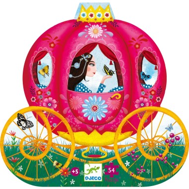 Puzzle silhouette - le Carrosse d' Elise- 54 pièces - Jeux classiques - Jeux de société - Djeco Puzzle silhouette - le Carrosse d' Elise- 54 pièces - Jeux classiques - Jeux de société - Djeco