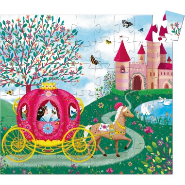 Puzzle silhouette - le Carrosse d' Elise- 54 pièces - Jeux classiques - Jeux de société - Djeco Puzzle silhouette - le Carrosse d' Elise- 54 pièces - Jeux classiques - Jeux de société - Djeco