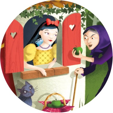 Puzzle Silhouette - Blanche Neige - Jeux classiques - Djeco Puzzle Silhouette - Blanche Neige - Jeux classiques - Djeco