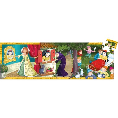 Puzzle Silhouette - Blanche Neige - Jeux classiques - Djeco Puzzle Silhouette - Blanche Neige - Jeux classiques - Djeco