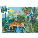 Puzzle la balade du tigre de Djeco - 24 pcs - Boite silhouette Puzzle la balade du tigre de Djeco - 24 pcs - Boite silhouette