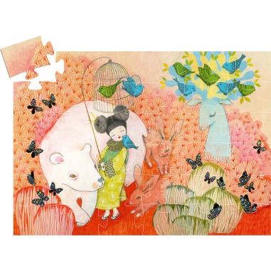Puzzle Silhouette - Kokeshi – 36 Pièces - Jeux de société Enfants - Djeco Puzzle Silhouette - Kokeshi – 36 Pièces - Jeux de société Enfants - Djeco