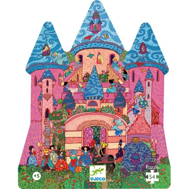 Puzzle silhouette - Château Féerique- 54 pièces - Jeux classiques - Jeux de société - Djeco Puzzle silhouette - Château Féerique- 54 pièces - Jeux classiques - Jeux de société - Djeco