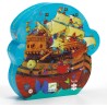 Puzzle silhouette - Le bateau de Barberousse- 54 pièces - Jeux classiques - Jeux de société - Djeco