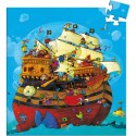 Puzzle silhouette - Le bateau de Barberousse- 54 pièces - Jeux classiques - Jeux de société - Djeco Puzzle silhouette - Le bateau de Barberousse- 54 pièces - Jeux classiques - Jeux de société - Djeco