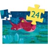 Puzzle Silhouette – Edmond le Dragon – 24 Pièces - Jeux enfants - Djeco