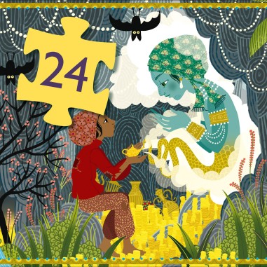 Puzzle Silhouette: Aladin - 24 Pièces - Jeux de société - Djeco Puzzle Silhouette: Aladin - 24 Pièces - Jeux de société - Djeco