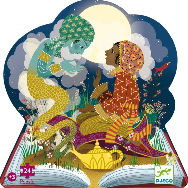 Puzzle Silhouette: Aladin - 24 Pièces - Jeux de société - Djeco Puzzle Silhouette: Aladin - 24 Pièces - Jeux de société - Djeco