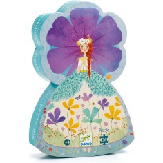 Puzzle Silhouette : La Princesse du Printemps – 36 Pièces - Jeux de société - Djeco