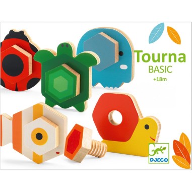 Jeu de vissage Tournabasic - : jouets, déco, puériculture - Djeco Jeu de vissage Tournabasic - : jouets, déco, puériculture - Djeco