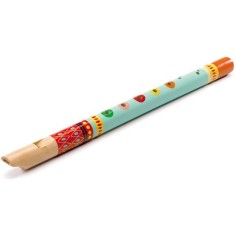 Flute en bois coloree - instrument de musique - Djeco