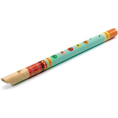 Flute en bois coloree - instrument de musique - Djeco Flute en bois coloree - instrument de musique - Djeco