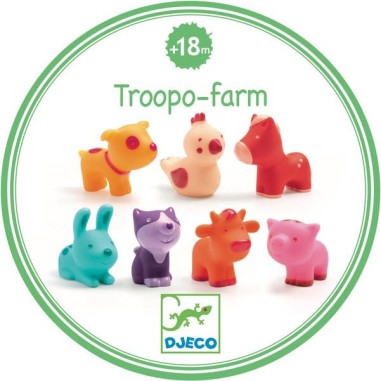 Troopo farm animaux de la ferme - Djeco Troopo farm animaux de la ferme - Djeco