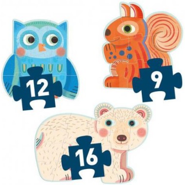 Primo Puzzle - Dans La Forêt - Jeux classiques - Djeco Primo Puzzle - Dans La Forêt - Jeux classiques - Djeco