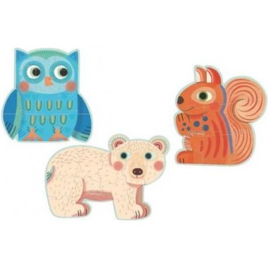 Primo Puzzle - Dans La Forêt - Jeux classiques - Djeco Primo Puzzle - Dans La Forêt - Jeux classiques - Djeco