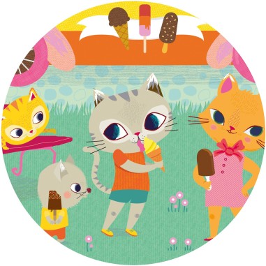 Puzzle Silhouette - Le Glacier - Jeux classiques - Djeco