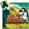 Puzzle Silhouette - Le Camion de Pompier - Jeux classiques - Djeco