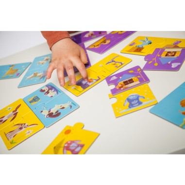 Puzzle duo contraires - jouet d'éveil et éducatif - Djeco Puzzle duo contraires - jouet d'éveil et éducatif - Djeco