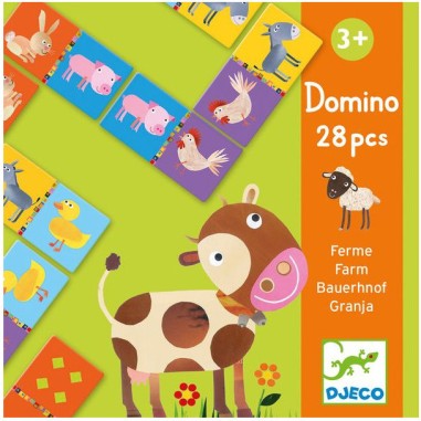 Domino La Ferme - Jeu de société - Djeco