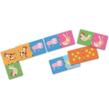 Domino La Ferme - Jeu de société - Djeco Domino La Ferme - Jeu de société - Djeco
