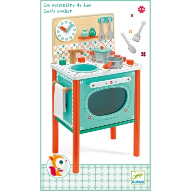 Djeco -Jeux D'Imitation - Gourmandises - La Cuisinière De Léo Djeco -Jeux D'Imitation - Gourmandises - La Cuisinière De Léo