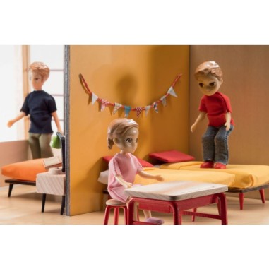 Maison de Poupées - Cubic House - Un jeu Djeco Maison de Poupées - Cubic House - Un jeu Djeco