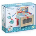 Djeco - Jouet d'imitation - Cuisinière bleue Djeco - Jouet d'imitation - Cuisinière bleue