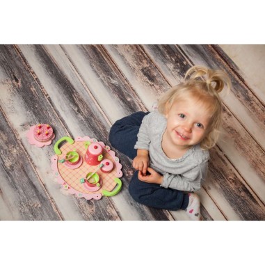 Djeco - Jeux D'Imitation - Gourmandises - Le Goûter De Lili Rose Djeco - Jeux D'Imitation - Gourmandises - Le Goûter De Lili Rose