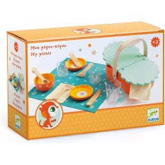 Panier pique nique - dinette en bois pour enfant - Djeco 2