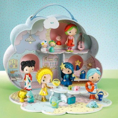 Maison de Sunny et Mia figurines Tinyly - Djeco Maison de Sunny et Mia figurines Tinyly - Djeco