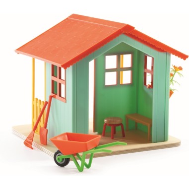 Maison de jardin - mobilier maison de poupée Djeco - Djeco Maison de jardin - mobilier maison de poupée Djeco - Djeco