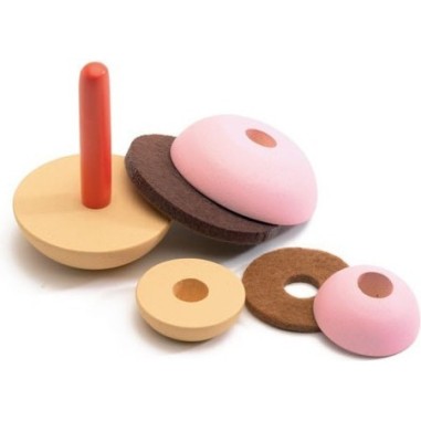 Boîte à gâteaux Charlotte et Tom - jouet en bois de dinette pour enfant - Djeco Boîte à gâteaux Charlotte et Tom - jouet en bois de dinette pour enfant - Djeco