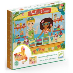 Boîte à glace Paul et cerise - dinette en bois - Djeco 2