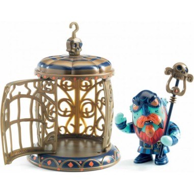 Figurine Gnomus & Ze cage pirate arty toys - Djeco