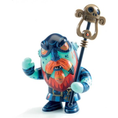 Figurine Gnomus & Ze cage pirate arty toys - Djeco Figurine Gnomus & Ze cage pirate arty toys - Djeco