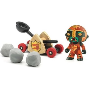 Figurine arty toys : les chevaliers : baldy et big paf - djeco - Djeco Figurine arty toys : les chevaliers : baldy et big paf - djeco - Djeco