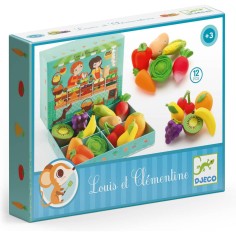 Louis et Clémentine - Fruits et légumes - Un jeu Djeco 2