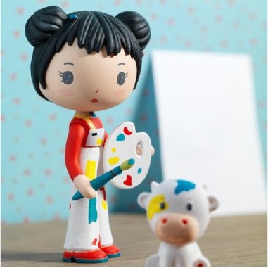 Barbouille et Gribs - Les Artistes - Figurines Tinyly de Djeco Barbouille et Gribs - Les Artistes - Figurines Tinyly de Djeco