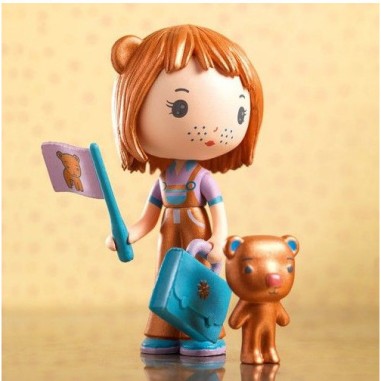 Figurines tinyly : anouk et nours - djeco - Djeco Figurines tinyly : anouk et nours - djeco - Djeco