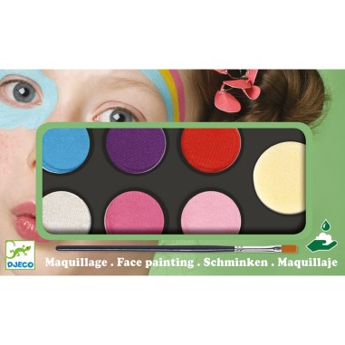 Djeco - Palettes et accessoires - Palette 6 couleurs - Sweet Djeco - Palettes et accessoires - Palette 6 couleurs - Sweet