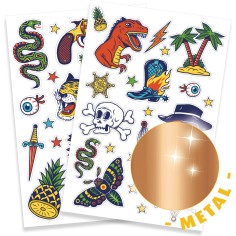Tatouages Enfants Bang Bang 50 Tattoos Temporaires Djeco 2