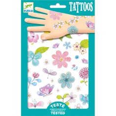Tatouages belle des champs pailletés - Djeco