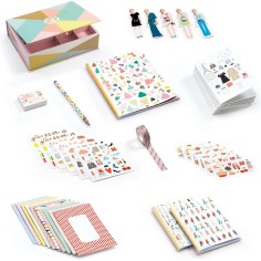 Coffret Ma papeterie Tinou Lovely Paper - Djeco 2