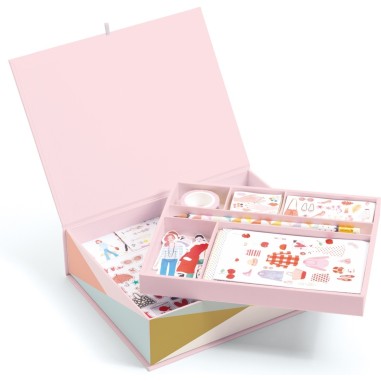Coffret Ma papeterie Tinou Lovely Paper - Djeco Coffret Ma papeterie Tinou Lovely Paper - Djeco