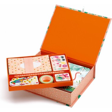 Coffret Ma papeterie Marie Lovely Paper - Djeco Coffret Ma papeterie Marie Lovely Paper - Djeco