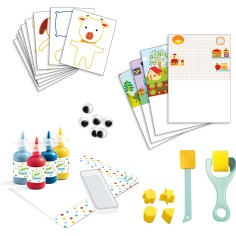 Djeco - Peinture pour les petits - Les aventures des doudous 2