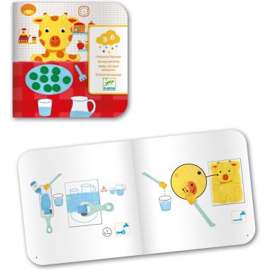 Djeco - Peinture pour les petits - Les aventures des doudous Djeco - Peinture pour les petits - Les aventures des doudous