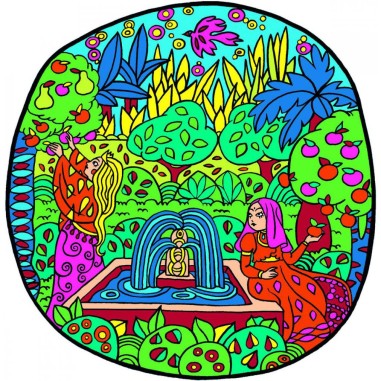 Djeco - Dessin et coloriage - Forêt fantastique - 3D effect Djeco - Dessin et coloriage - Forêt fantastique - 3D effect