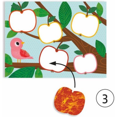 Peindre avec des billes défilé multicolore - loisirs créatifs 3 ans - Djeco Peindre avec des billes défilé multicolore - loisirs créatifs 3 ans - Djeco