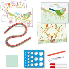 Quilling - Saisons en colimaçons - un jeu Djeco 2